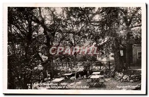 Cartes postales Arcy Sur Seine Les Terrasses Et Le Chalet Des Grottes