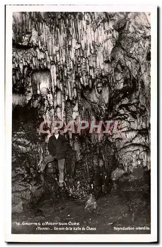 Cartes postales Grottes d'Arcy Sur Cure Un coin De La Salle Du Chaos