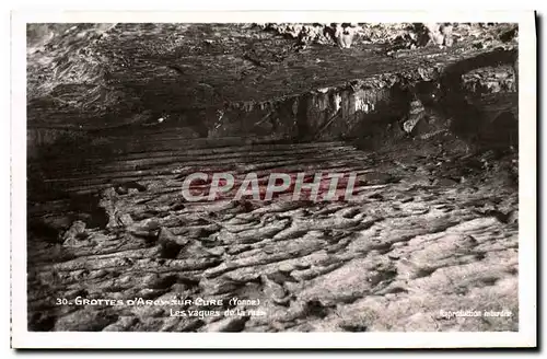 Ansichtskarte AK Grottes d&#39Arcy Sur Cure Les Vagues De La mer