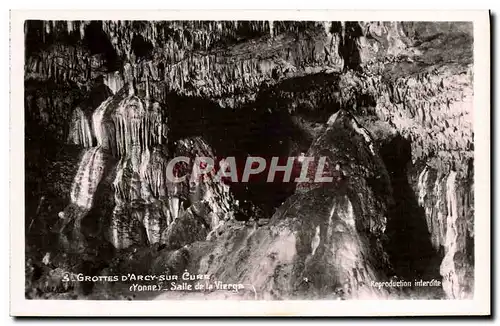 Cartes postales Gropttes D'Arcy Sur Cure Salle De La Vierge