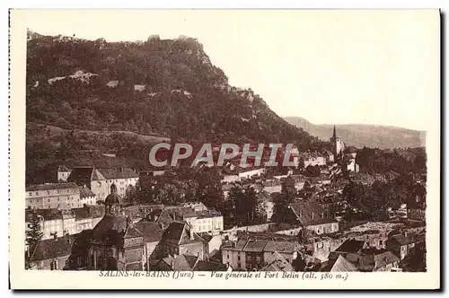 Cartes postales Salins Les Bains Vue Generale Et Fort Belin