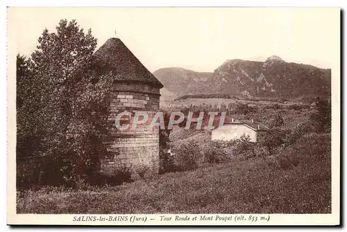 Cartes postales Salins Les Bains Tour Ronde Et Mont Poupet