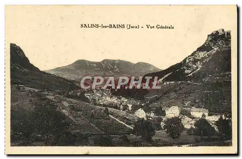 Cartes postales Salins Les Bains Vue Generale