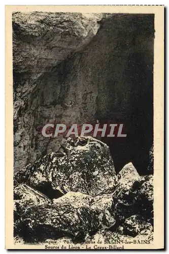 Cartes postales Environs De Salins Les Bains Source Du Lison Le creux Billard