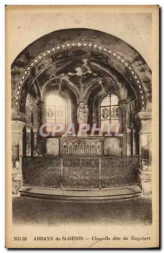 Cartes postales Abbaye De St Denis Chapelle Dite De Dagobert