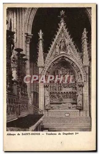 Cartes postales Abbaye Saint Denis Tombeau De Dagobert 1er