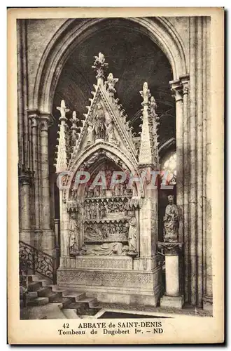 Cartes postales Abbaye De Saint Denis Tombeau De Dagobert 1er
