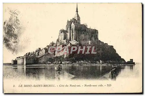 Ansichtskarte AK Le Mont Saint Michel Cote Du Nord Est Pecheurs Peche