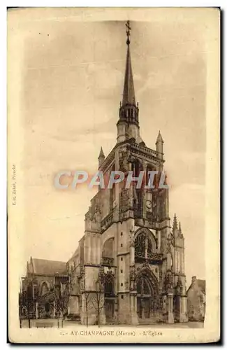 Cartes postales Ay En Champagne L&#39Eglise