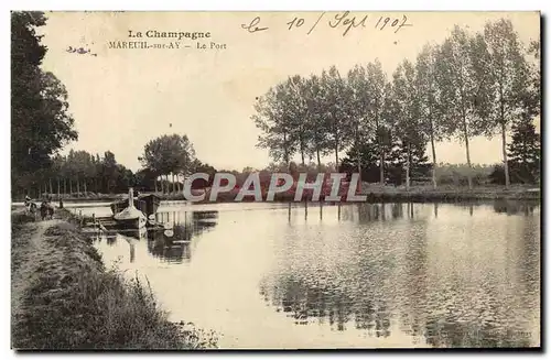 Ansichtskarte AK La Champagne Mareuil Sur Ay Le Port