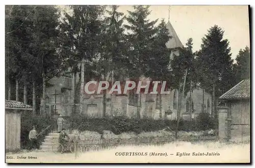 Cartes postales Courtisols Eglise Saint Julien