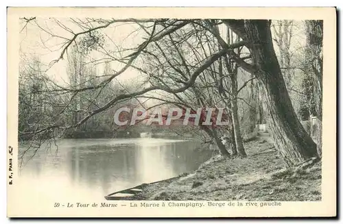 Cartes postales La Tour De Marne La Marne A Champigny Berge De La Rive Gauche