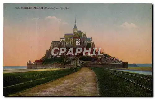 Cartes postales Mont Saint Michel Cote Sud