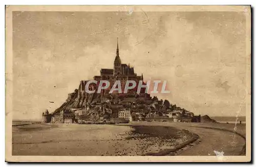 Ansichtskarte AK Mont St Michel Vue Generale