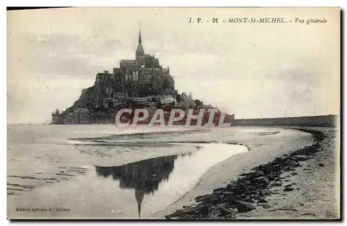 Cartes postales Mont Saint Michel Vue generale