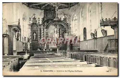 Cartes postales Courville Interieur De L&#39Eglise St Pierre