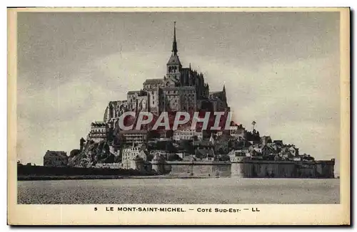 Ansichtskarte AK Le Mont Saint Michel Cote Sud Est