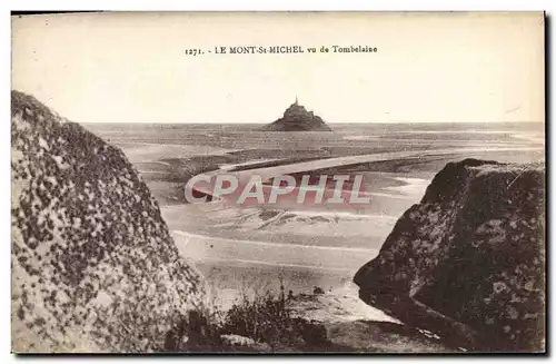 Cartes postales Le Mont St Michel Vu De Tombelaise