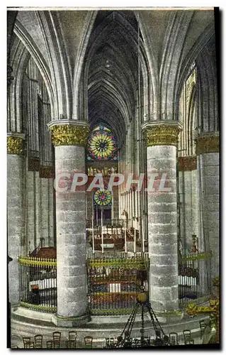 Cartes postales La Cathedrale De Reims Vue Interieure