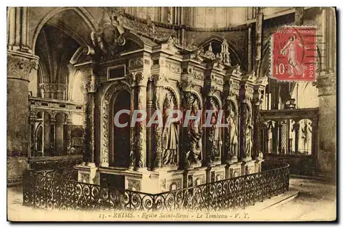 Cartes postales Reims Eglise Saint Remi Le Tombeau