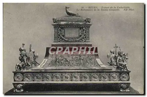 Cartes postales Reims Tresor De La Cathedrale Le Reliquaire De La Sainte Ampoule