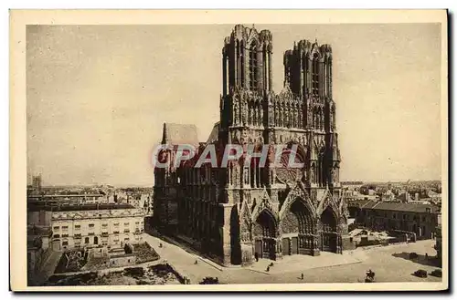 Ansichtskarte AK La Douce France Reims La Cathedrale