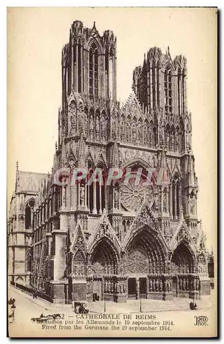 Cartes postales Cathedrale De Reims