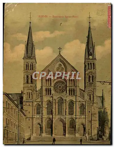 Ansichtskarte AK Reims Basilique Saint Remi