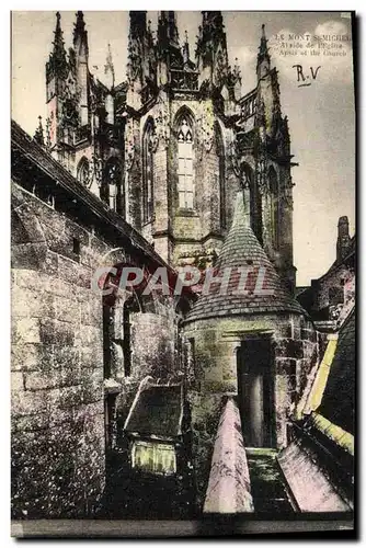 Cartes postales Le Mont Saint Michel Abside De l'Eglise