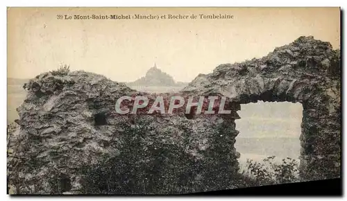 Cartes postales Le Mont Saint Michel Et Rocher De Tombelaine