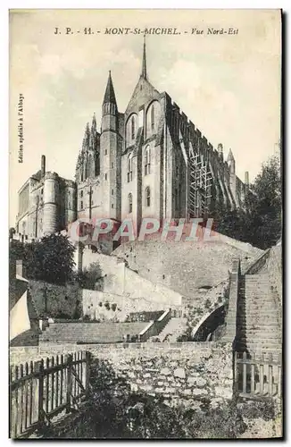 Cartes postales Mont Saint Michel Vue Nord Est