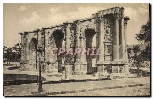 Ansichtskarte AK Reims La Porte De Mars