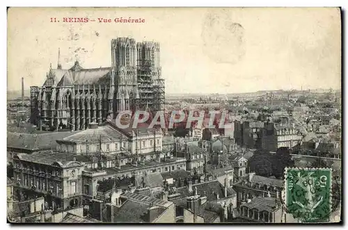 Cartes postales Reims Vue Generale