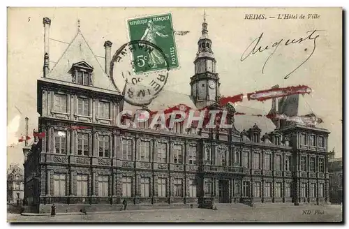 Cartes postales Reims L&#39Hotel De Ville
