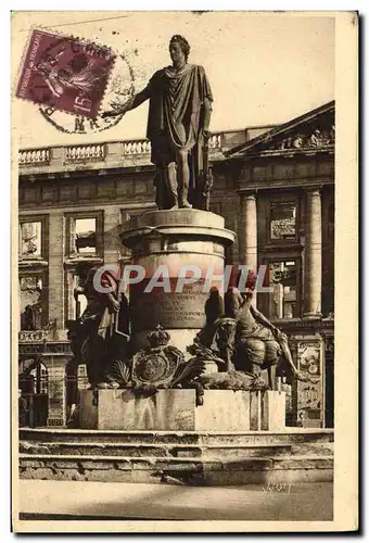 Cartes postales La Douce France Reims Statue De Louis XV Place Royale