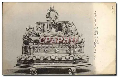 Ansichtskarte AK Tresor De La Cathedrale Le Reliquaire Du Saint Sepulcre offert par Henri III