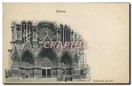 Cartes postales Reims Cathedrale