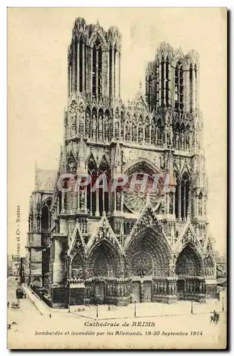 Cartes postales Cathedrale De Reims