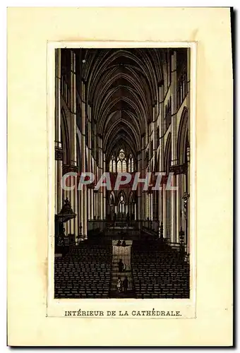 Cartes postales Interieur De La Cathedrale Reims