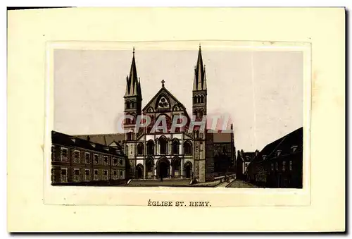 Ansichtskarte AK Eglise St Remy Reims