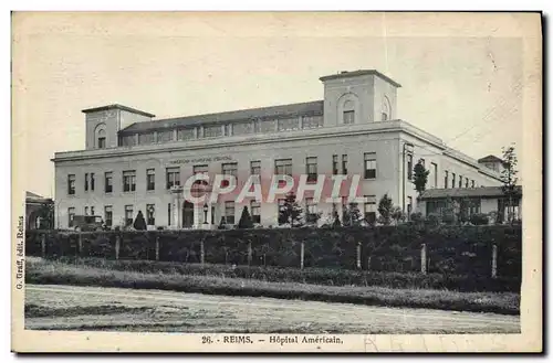 Cartes postales Reims Hopital Americain