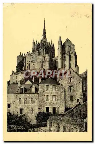 Cartes postales Abbaye Du Mont Saint Michel Vue Prise Des Remparts