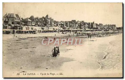 Cartes postales La Baule Vue De La Plage