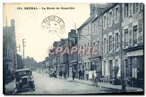 Cartes postales Brehal La Route de Granville