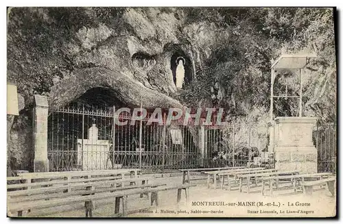 Ansichtskarte AK Montreuil Sur Maine La Grotte