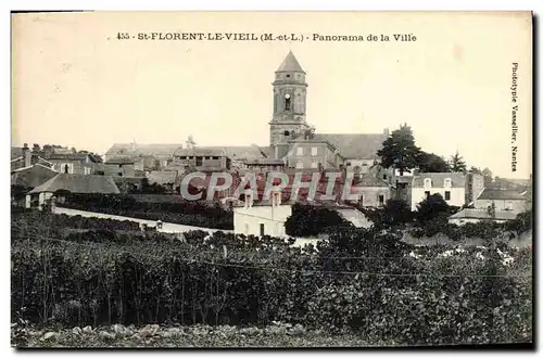 Cartes postales St Florent Le Vieil Panorama De la Ville