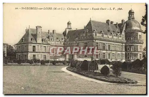 Ansichtskarte AK St Georges Sur Loire Chateau de Serrant