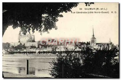 Cartes postales Saumur Vue generale