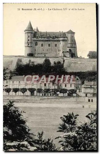 Cartes postales Saumur Le Chateau et la Loire