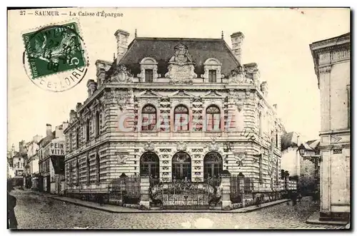 Cartes postales Saumur La Caisse d&#39Epargne